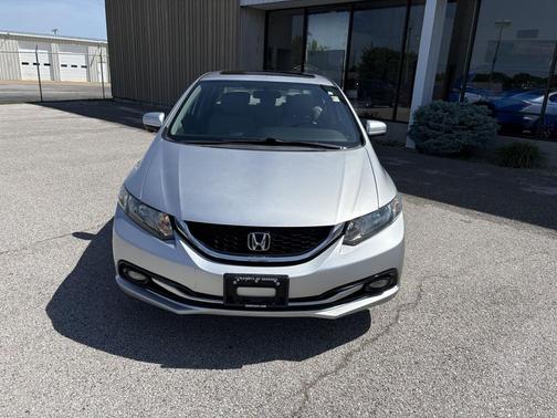 Alabaster Silver Metallic 2015 Honda Civic EX-L