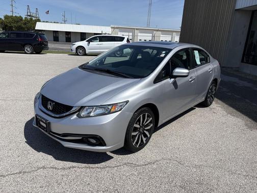 Alabaster Silver Metallic 2015 Honda Civic EX-L