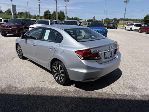 Alabaster Silver Metallic 2015 Honda Civic EX-L