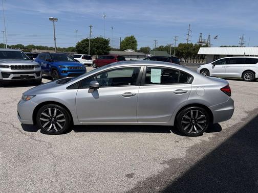 Alabaster Silver Metallic 2015 Honda Civic EX-L