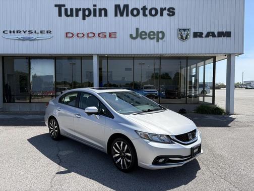Alabaster Silver Metallic 2015 Honda Civic EX-L