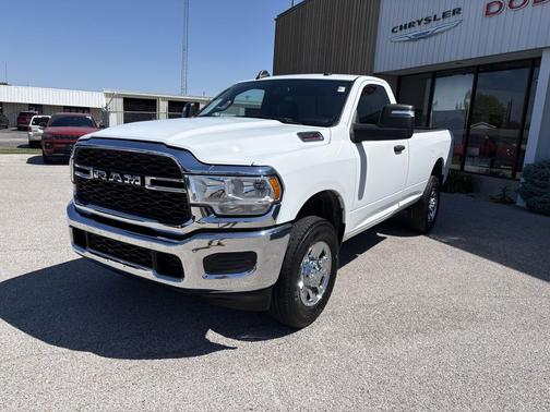 Bright White Clearcoat 2024 RAM 2500 Tradesman Regular Cab 4x4 8' Box