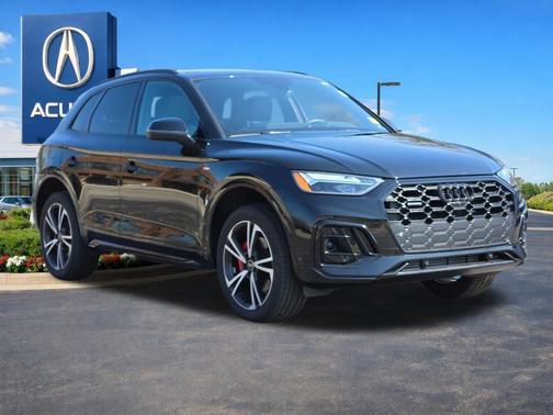Mythos Black Metallic 2025 Audi Q5 45 S line Premium Plus