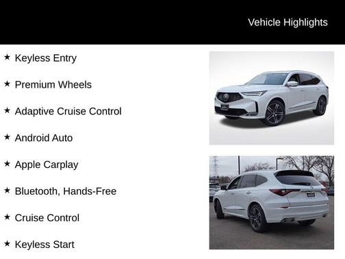 2026 Acura MDX Advance Package