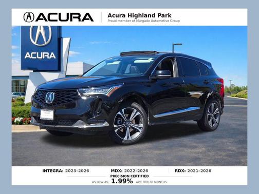 Majestic Black Pearl 2025 Acura RDX Technology Package