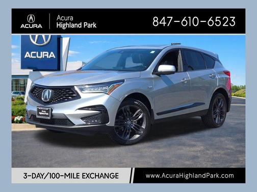 Lunar Silver Metallic 2019 Acura RDX A-Spec