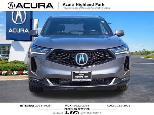 Liquid Carbon Metallic 2023 Acura RDX A-Spec Advance Package