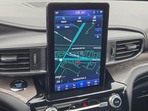 STAR WHITE MET TRI-COAT 2023 Ford Explorer Platinum