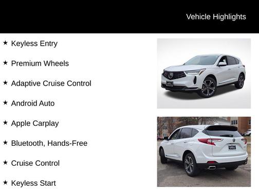 2026 Acura RDX Technology Package