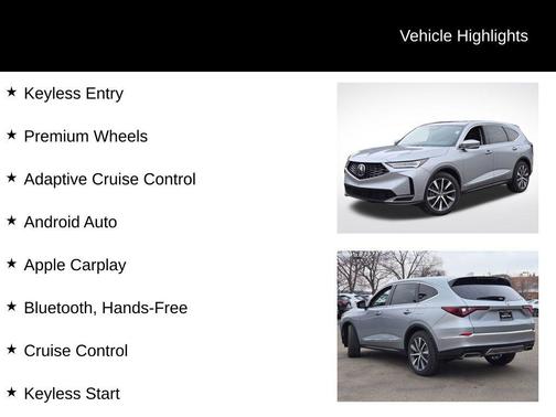 2026 Acura MDX Technology Package