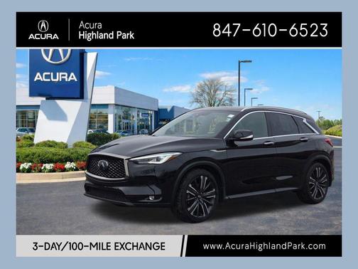 Black Obsidian 2021 INFINITI QX50 LUXE