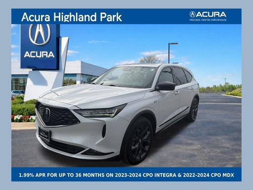 Platinum White Pearl 2023 Acura MDX A-SPEC