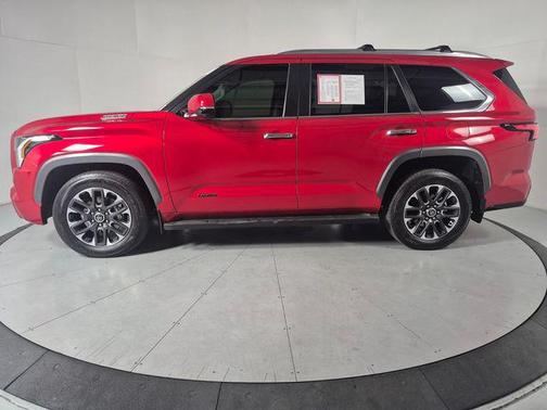 Supersonic Red 2024 Toyota Sequoia Limited