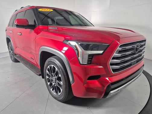 Supersonic Red 2024 Toyota Sequoia Limited