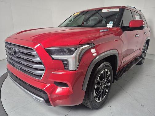 Supersonic Red 2024 Toyota Sequoia Limited