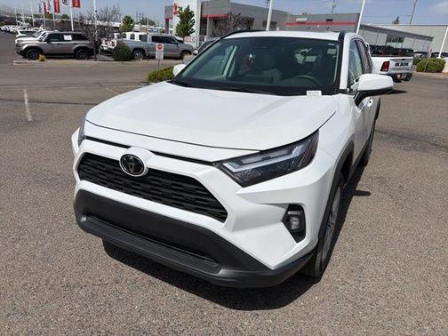White 2025 Toyota RAV4 XLE Premium