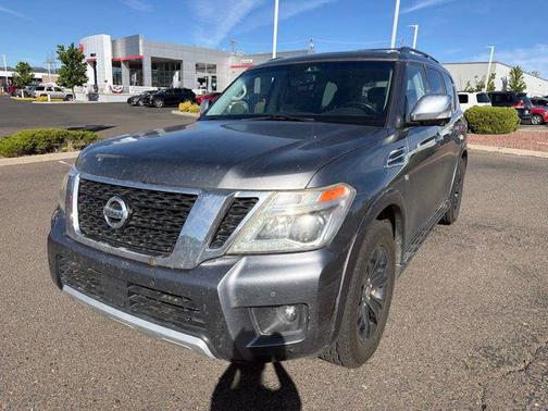 Gun Metallic 2017 Nissan Armada Platinum