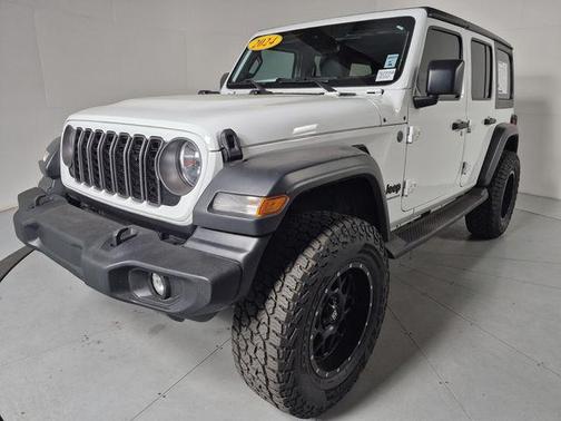 Bright White Clearcoat 2024 Jeep Wrangler Sport S