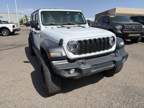 Bright White Clearcoat 2024 Jeep Wrangler Sport S