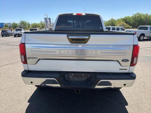 White Platinum Clearcoat Metallic 2018 Ford F-150 King Ranch