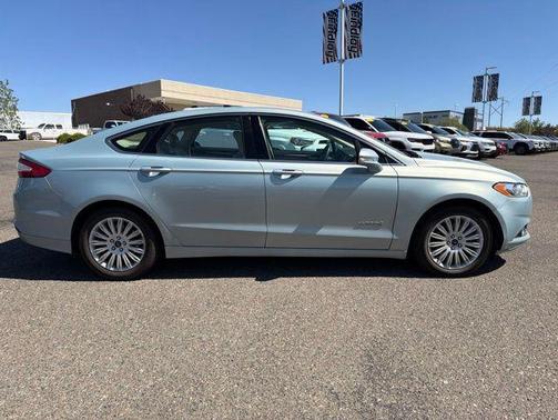 Light Blue 2014 Ford Fusion Hybrid SE