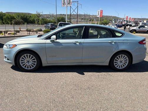 Light Blue 2014 Ford Fusion Hybrid SE