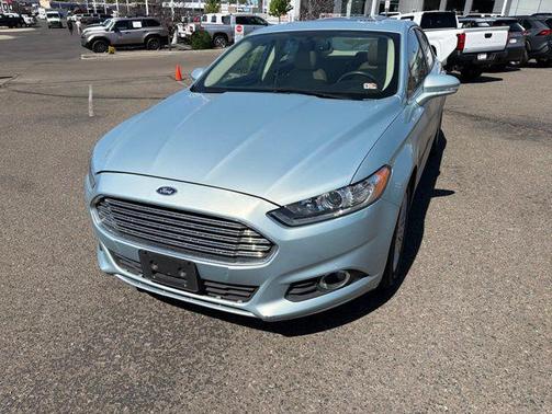 Light Blue 2014 Ford Fusion Hybrid SE