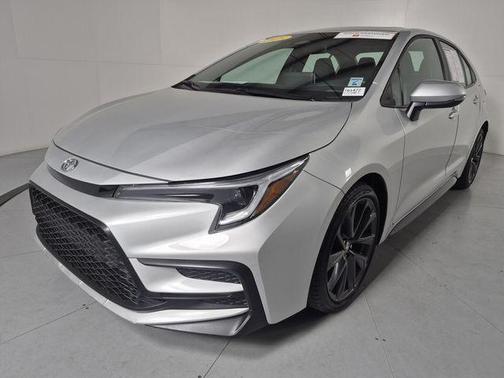 Classic Silver 2025 Toyota Corolla XSE