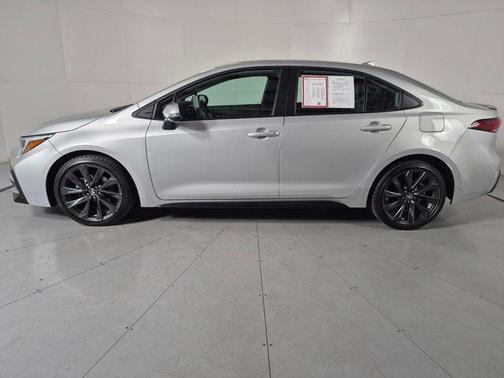 Classic Silver 2025 Toyota Corolla XSE