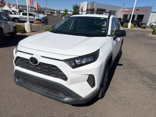 Super White 2021 Toyota RAV4 LE