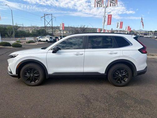 Platinum White Pearl 2024 Honda CR-V Hybrid Sport AWD