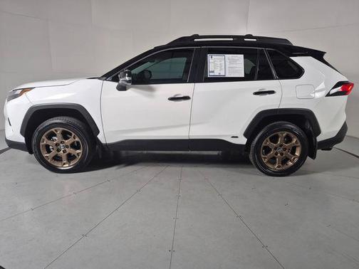 Ice Cap/Midnight Black Metallic 2024 Toyota RAV4 Hybrid Woodland Edition