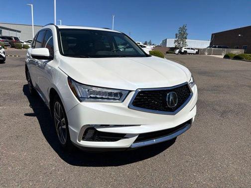 White Diamond Pearl 2017 Acura MDX 3.5L w/Advance Package