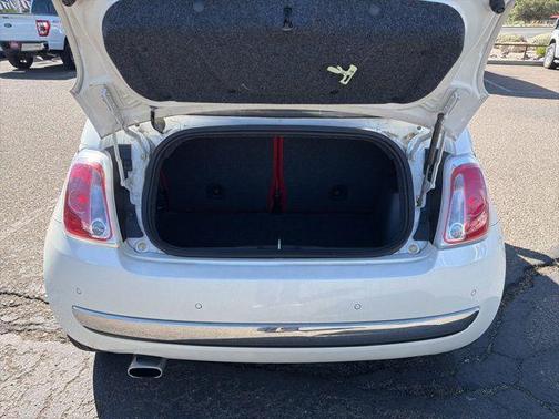 Pearl White 2014 FIAT 500 Lounge