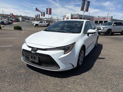 White 2021 Toyota Corolla LE
