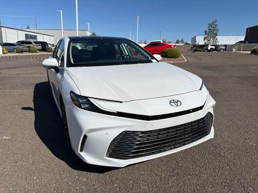 White 2025 Toyota Camry XLE