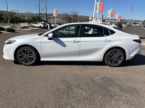 White 2025 Toyota Camry XLE