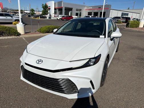 White 2025 Toyota Camry XLE