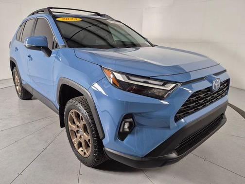 Cavalry Blue 2023 Toyota RAV4 Hybrid Woodland Edition