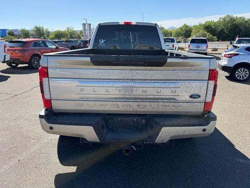 White Gold Metallic 2017 Ford F-450 Platinum