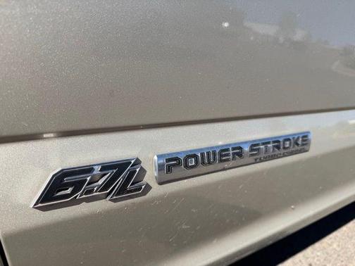 White Gold Metallic 2017 Ford F-450 Platinum