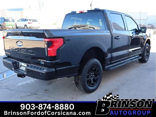 Agate Black Metallic 2025 Ford F-150 Lightning XLT