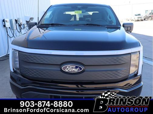 Agate Black Metallic 2025 Ford F-150 Lightning XLT