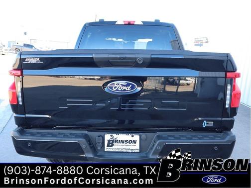 Agate Black Metallic 2025 Ford F-150 Lightning XLT