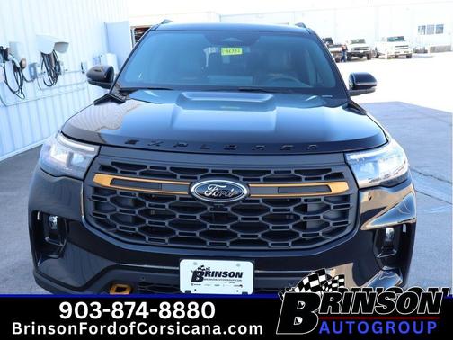 Agate Black Metallic 2026 Ford Explorer Tremor