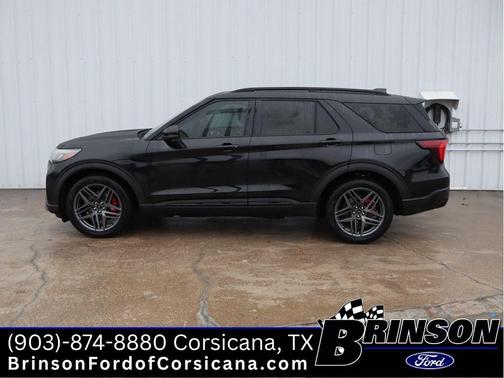 Agate Black Metallic 2026 Ford Explorer ST
