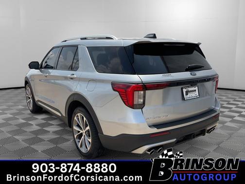 Iconic Silver Metallic 2025 Ford Explorer Platinum