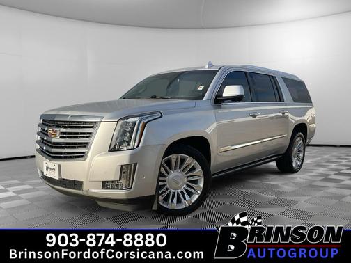 Radiant Silver Metallic 2018 Cadillac Escalade ESV Platinum