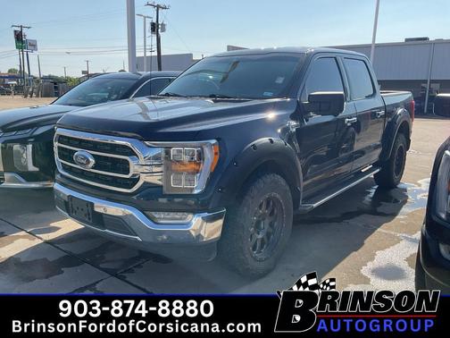 Antimatter Blue Metallic 2022 Ford F-150 XLT