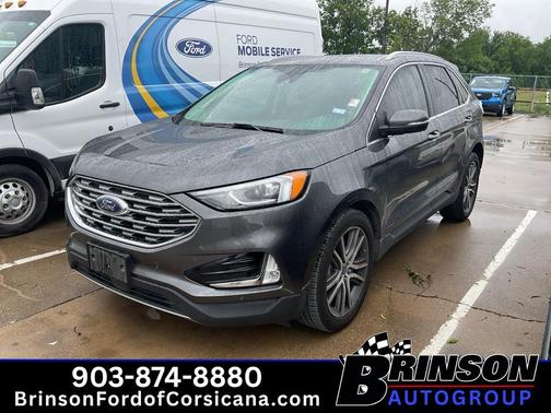 Magnetic Metallic 2020 Ford Edge Titanium